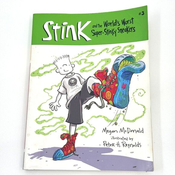 Stink and the Worlds Worst Super-Stinky Sneakers, Paperback by McDonald, Megan - Picture 1 of 8